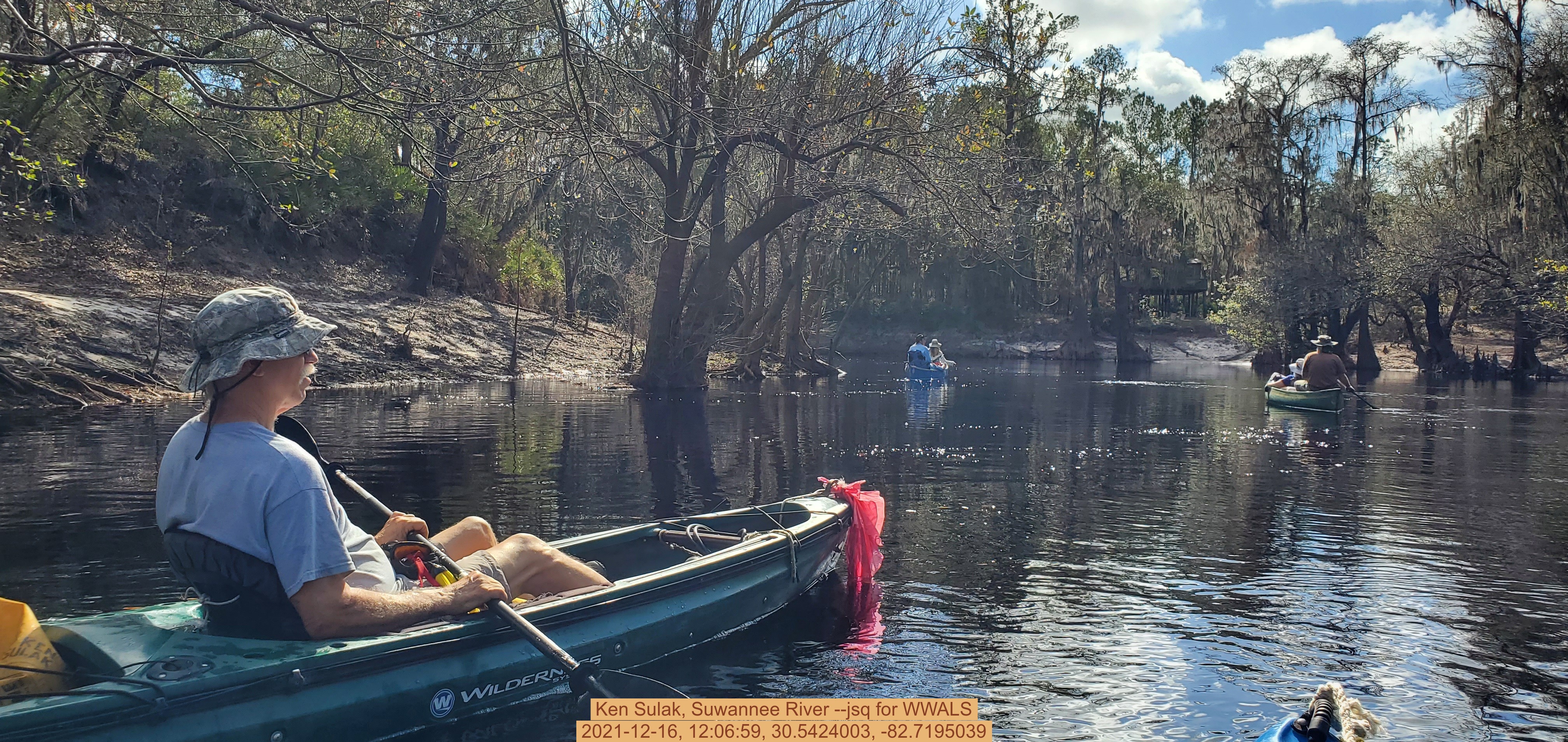 Ken Sulak, Suwannee River --jsq for WWALS, 2021-12-16, 12:06:59, 30.5424003, -82.7195039