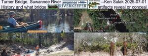 [Turner Bridge, Suwannee River --Ken Sulak 2025-07-01, History and what bridge artifacts reveal or conceal]