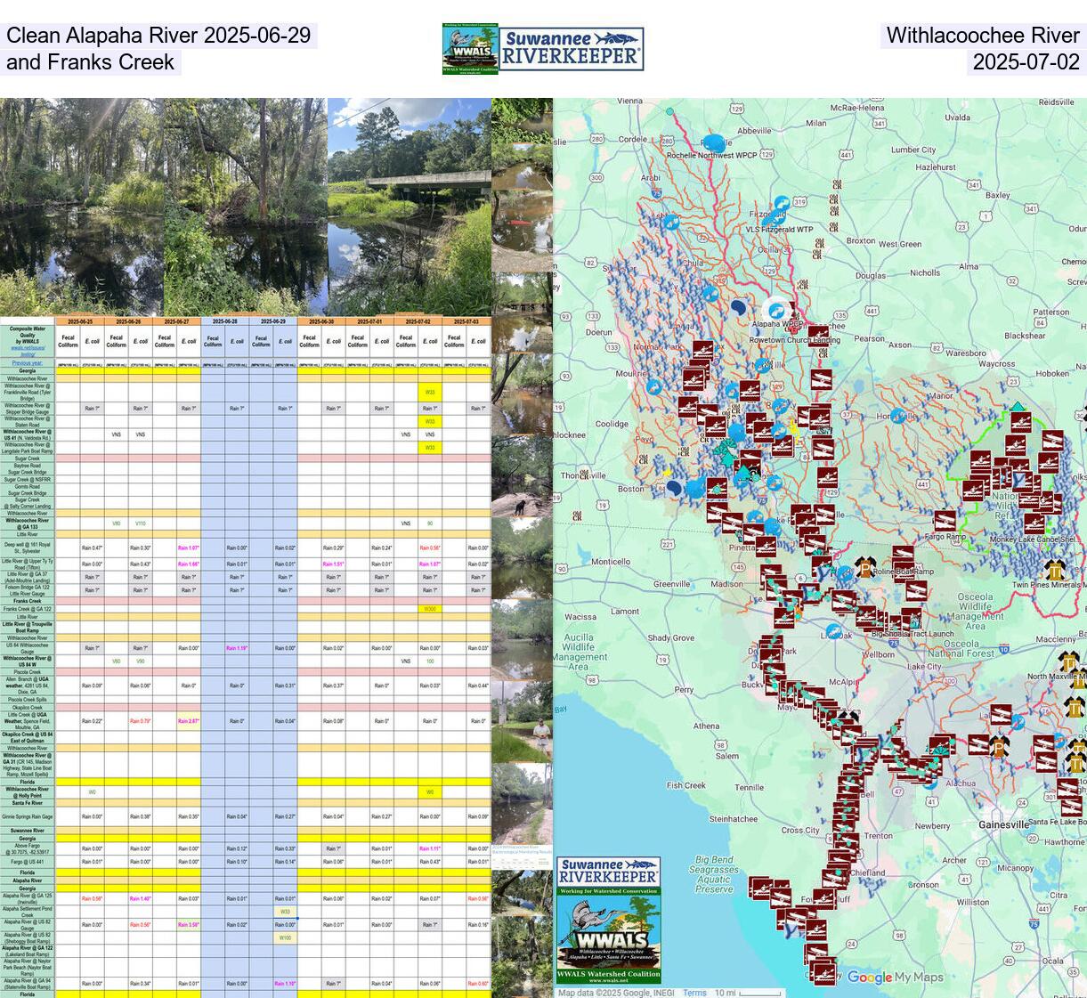 [Clean Alapaha River 2025-06-29, Withlacoochee River and Franks Creek 2025-07-02]