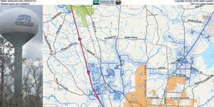 [Water smell and color 2025-07-07, Lowndes County north water system, Please report any problems, Get your water tested]