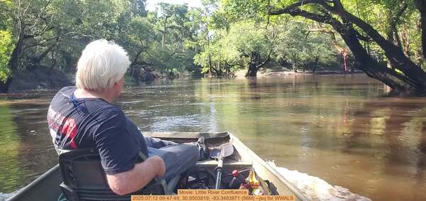 [Movie: Little River Confluence, 2025:07:12 09:47:49, 30.8503819, -83.3483971 (56M) --jsq for WWALS]