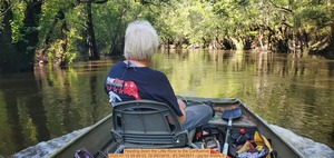 [Heading down the Little River to the Confluence, 2025:07:12 09:46:02, 30.8503819, -83.3483971 --jsq for WWALS]