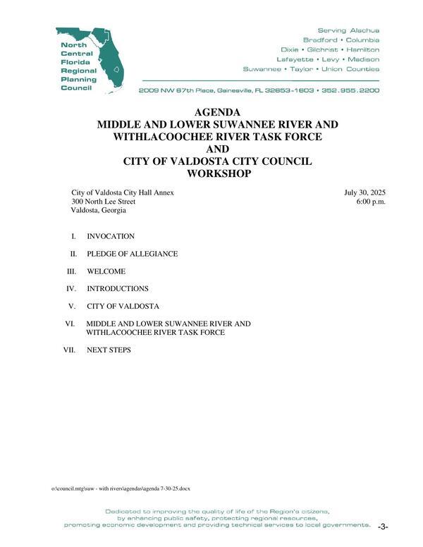 Agenda