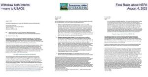 [Withdraw both Interim Final Rules about NEPA --many to USACE, August 4, 2025]