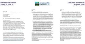 [Withdraw both Interim Final Rules about NEPA --many to USACE, August 4, 2025]