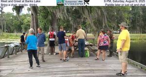 [Meet and Greet at Banks Lake, 6 PM, Saturday, August 9, 2025, Bring a chair, snacks; drinks; Paddle later or just sit and chat]