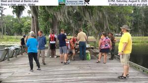 [Meet and Greet at Banks Lake, 6 PM, Saturday, August 9, 2025, Bring a chair, snacks; drinks; Paddle later or just sit and chat]