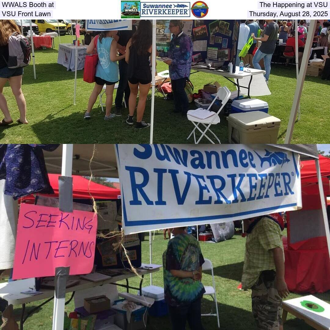 WWALS Booth at The Happening at VSU, VSU Front Lawn, Thursday, August 28, 2025