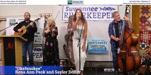 [Rena Ann Peck, Atlanta, GA, 2025-09-06, with Saylor Dollar, Tallahassee, FL, American Folk Revival song, Okefenokee, Suwannee Riverkeeper Songwriting Contest]