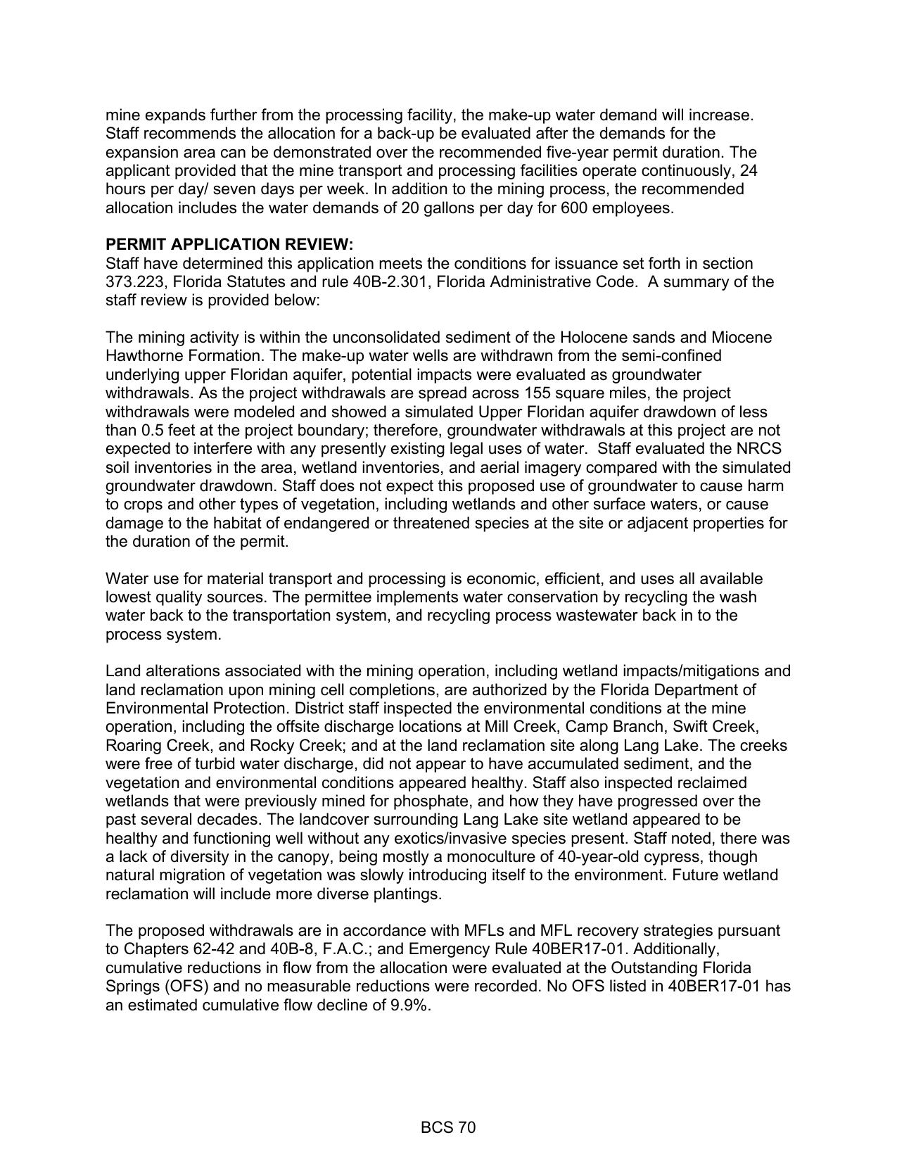 PERMIT APPLICATION REVIEW:
