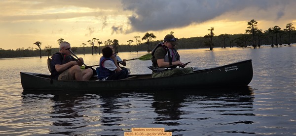 Boaters confabbing, 2025-10-06 --jsq for WWALS