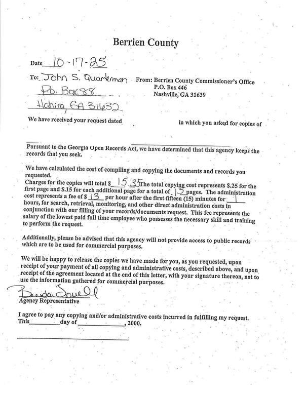 [Charges, 2025-10-27 --Berrien County Commissioner's Office]