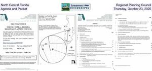 [North Central Florida Regional Planning Council, Agenda and Packet, Thursday, October 23, 2025]