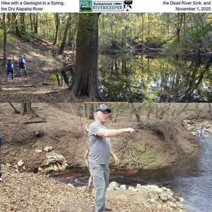 [Hike with a Geologist to a Spring, the Dead River Sink, and the Dry Alapaha River, November 1, 2025]