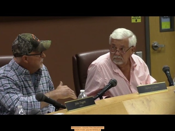 Resolution - County Fire Department