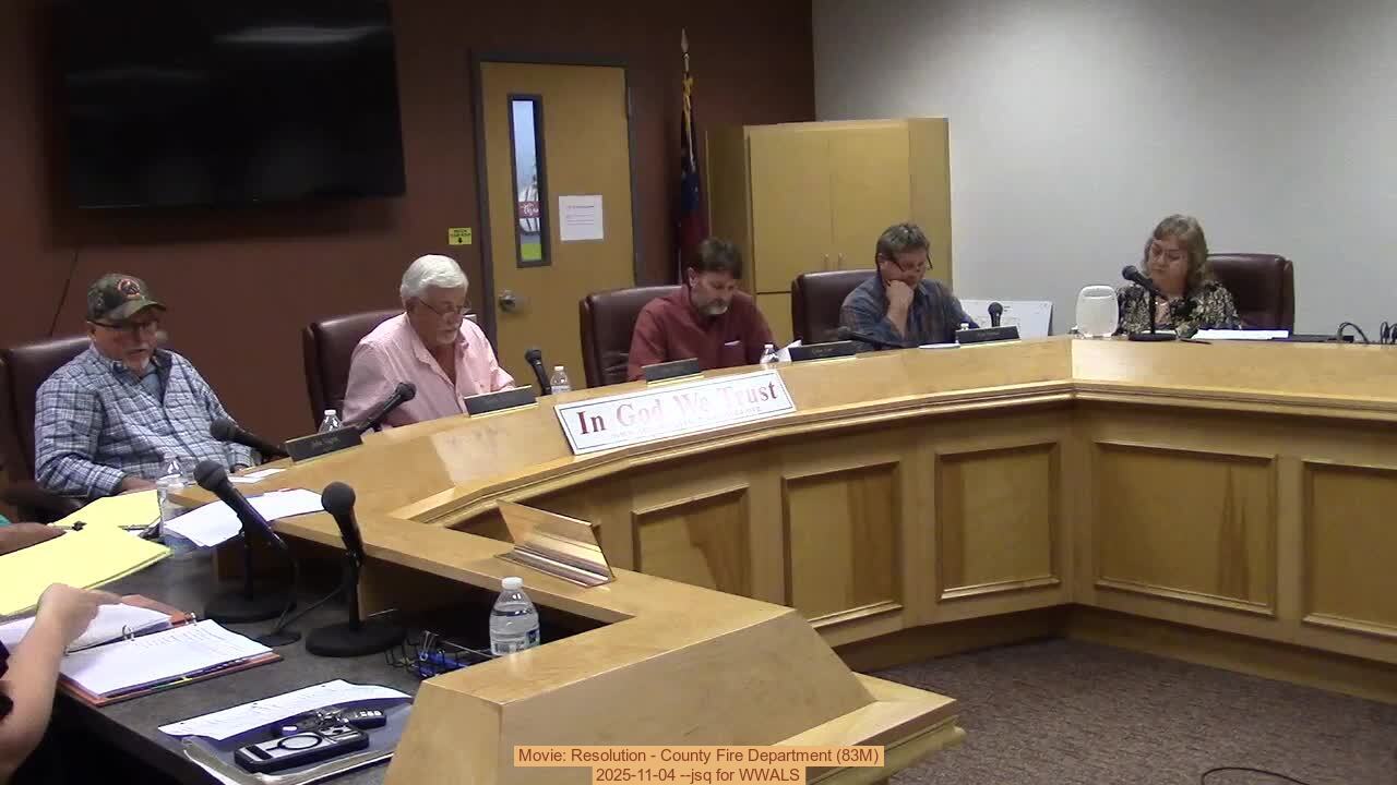 Movie: Resolution - County Fire Department (83M)