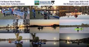 [Full Beaver Moon Paddle, Banks Lake, 2025-11-05, Guide: Chris Turtleman Adams, Bat Biologist: Elizabeth Brunner]