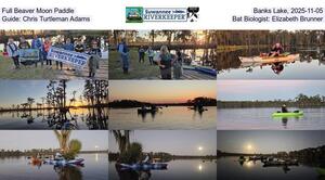 [Full Beaver Moon Paddle, Banks Lake, 2025-11-05, Guide: Chris Turtleman Adams, Bat Biologist: Elizabeth Brunner]