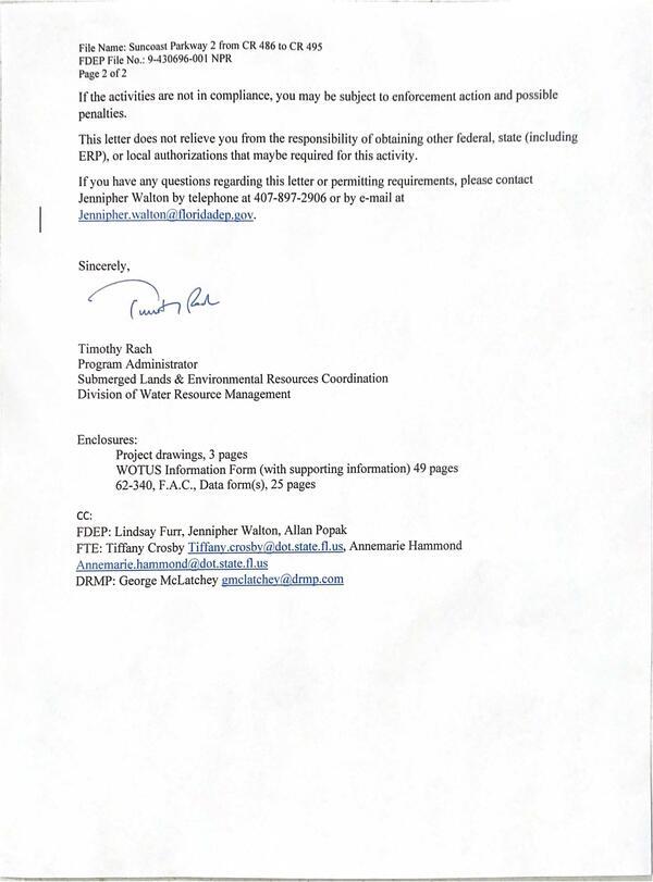 If the activities are not in compliance, you may be subject to enforcement action and possible penalties.