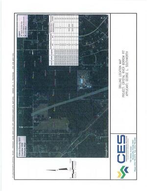 [Map: Drilling Location Map, Project: Crystal River Borrow Pit]