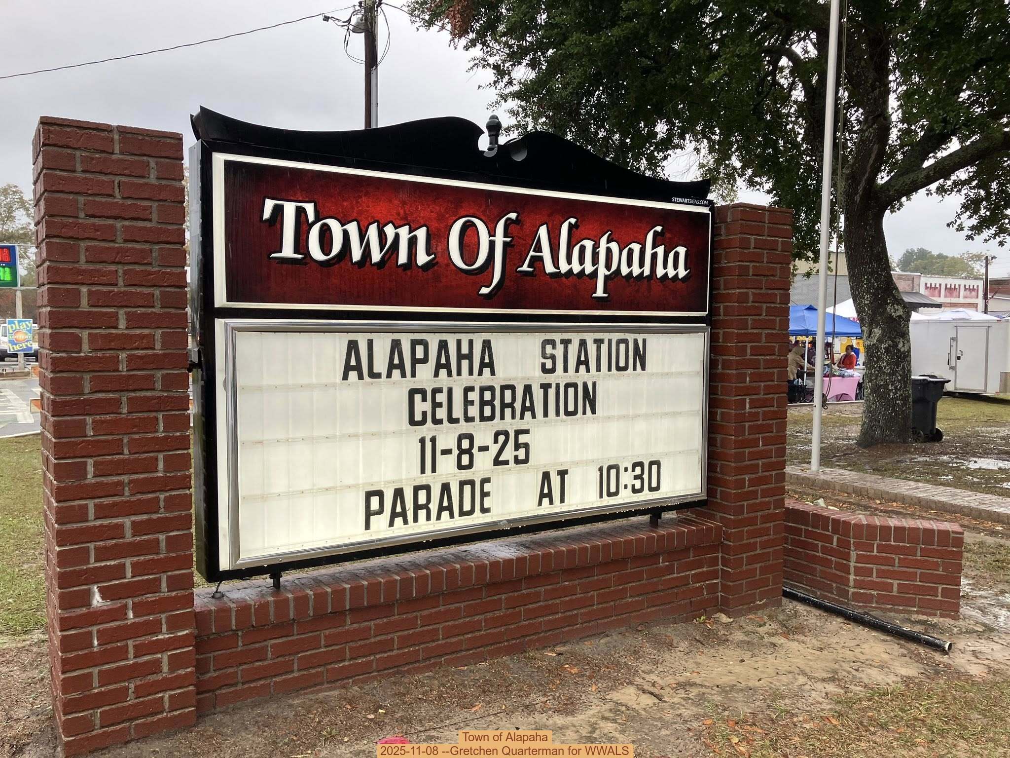 Town of Alapaha, 2025-11-08 --Gretchen Quarterman for WWALS