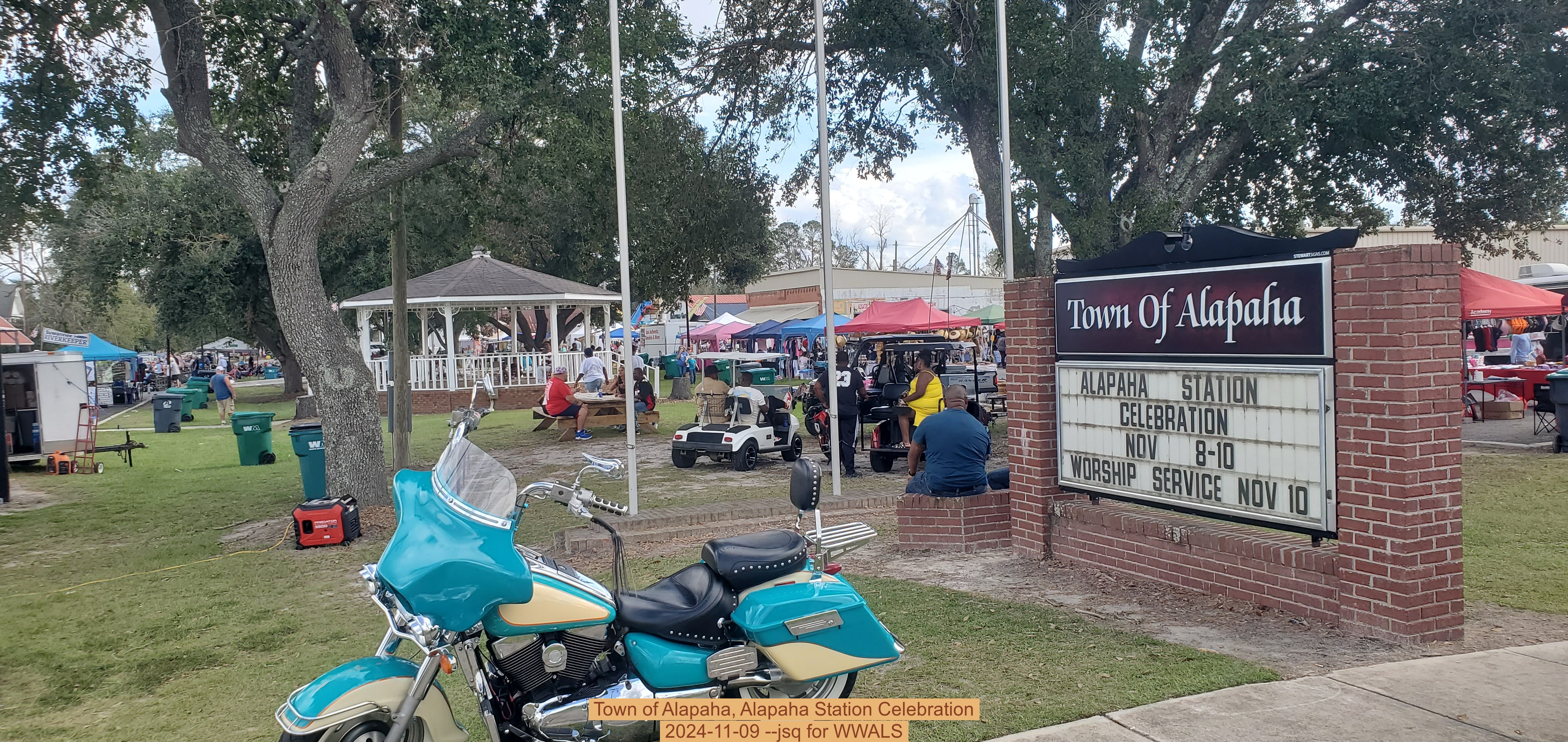 Town of Alapaha, Alapaha Station Celebration, 2024-11-09 --jsq for WWALS