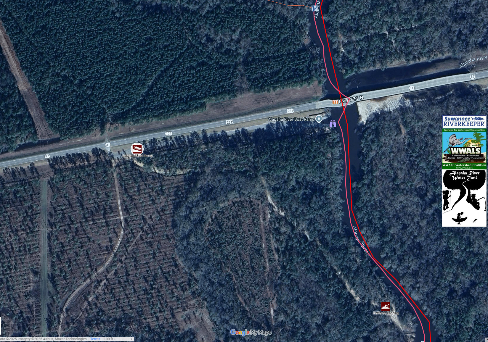 Map: Lakeland Boat Ramp, 2025-11-13 --ARWT