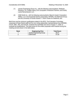 [Ranking: Jacobs Engineering Group and CDM Smith, 2025-11-12 --SJRWMD]