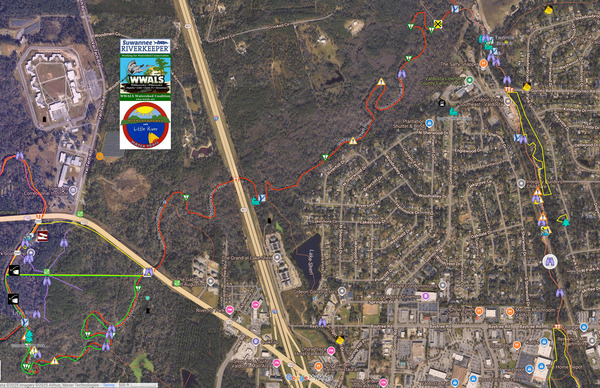 [Map: Sugar Creek Sewer Leak Fixed by Valdosta Utilities, 2025-11-20 WLRWT]