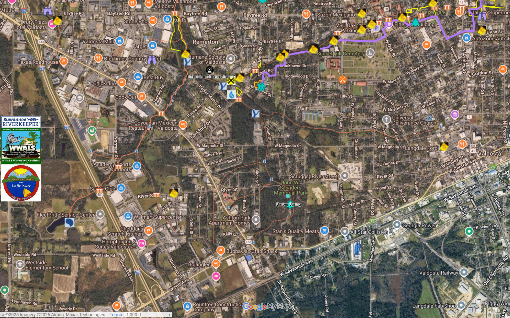 Map: Hightower Creek 2025-11-20 WLRWT