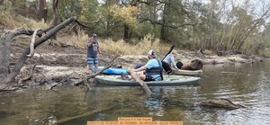 [She put it in her kayak, 2025:11:22 12:00:20, 30.7029850, -83.4532908 --jsq for WWALS]