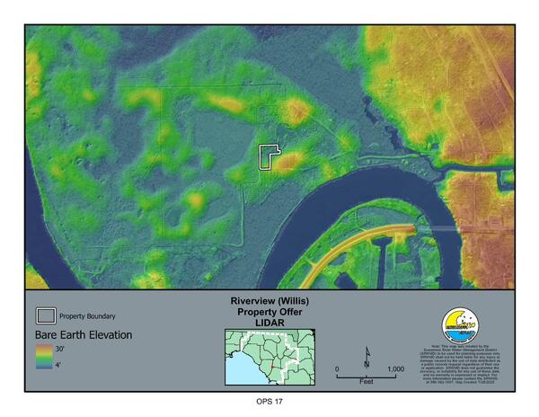 Map: Riverview (Willis) LIDAR