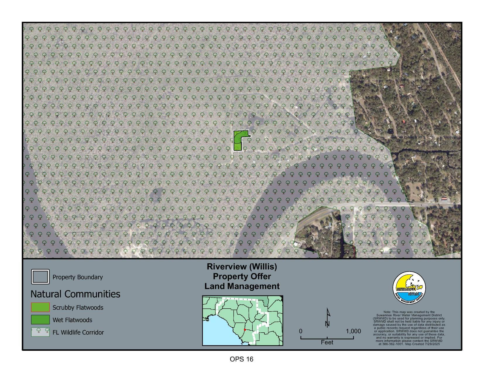 Map: Riverview (Willis) Land Management