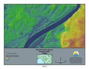 [Map: Suwannee Run Shores LIDAR]