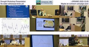 [Drought Workshop Presentation --SRWMD 2025-12-09, No water withdrawal limits yet, Maybe an outreach campaign soon]