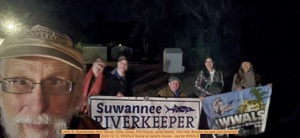 [John S. Quarterman, Kim Tanner, Holly Jones, Phil Royce, Janet Martin, Tish Hall, Brooke Savage (not pictured), 2025-12-12, WWALS Social at Janet's house, --jsq for WWALS]