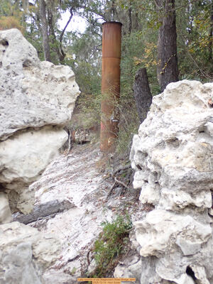 [Lally column of old Stagecoach Road Bridge, sent 2025-12-14 --Ken Sulak]