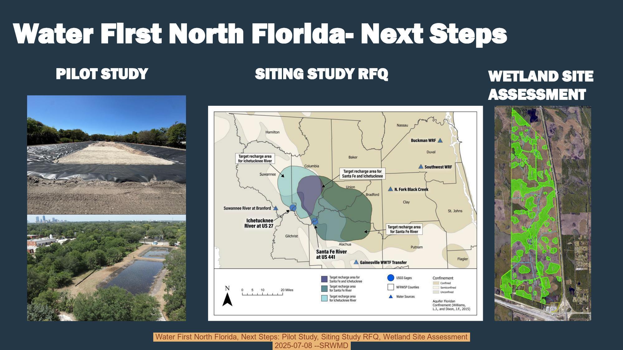 Water First North Florida, Next Steps: Pilot Study, Siting Study RFQ, Wetland Site Assessment, 2025-07-08 --SRWMD