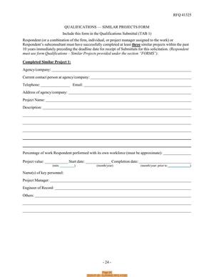 [Page 24, 2025-07-28 --SJRWMD RFQ 41325]