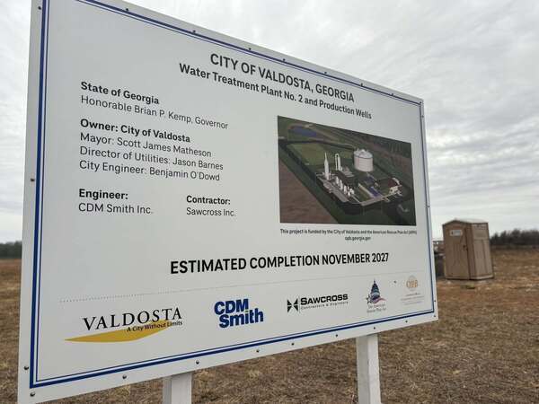 Estimated Completion Date 2027, 2025-12-18 --Valdosta Mayor Scott James Matheson