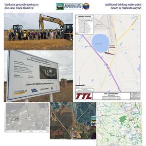 [Valdosta groundbreaking on additional drinking water plant, on Race Track Road SE, South of Valdosta Airport]