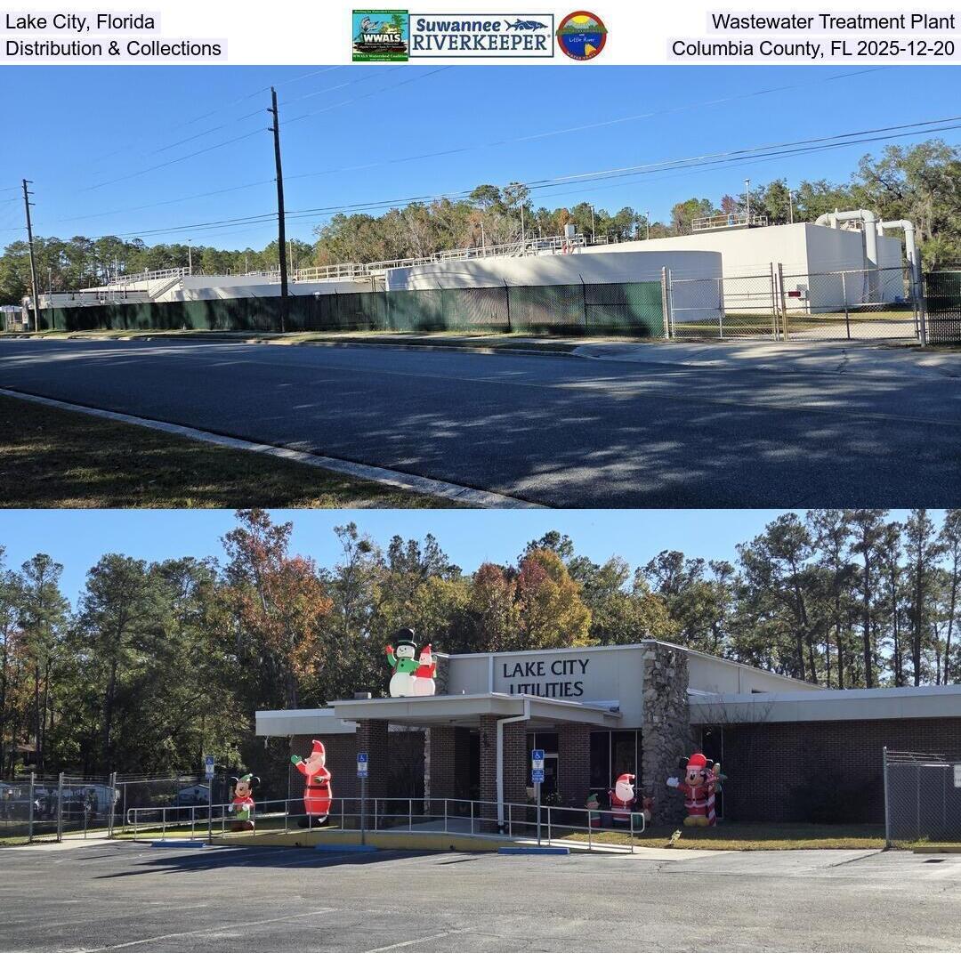 Lake City, Florida, Wastewater Treatment Plant, Distribution & Collections, Columbia County, FL 2025-12-20