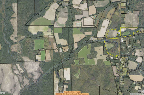 Map: Paul King Road, 2026-02-24 --Berrien County Tax Assessor