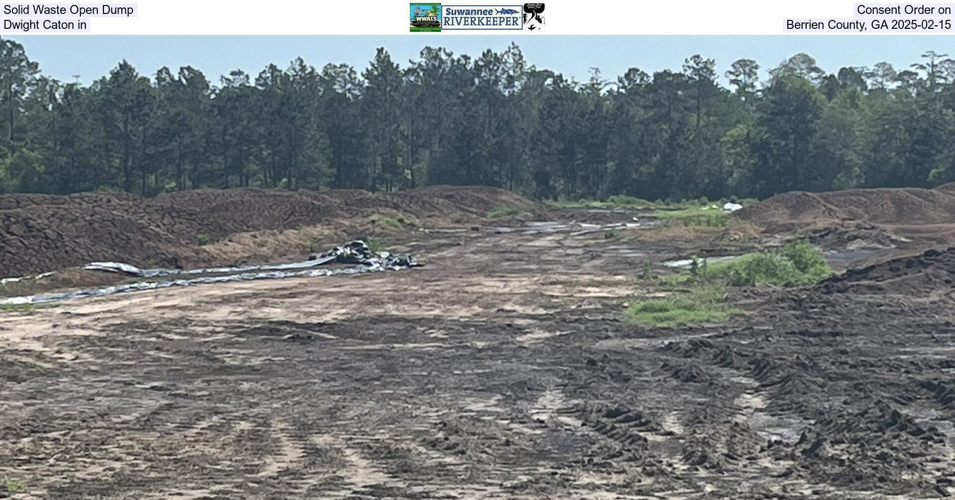 [Solid Waste Open Dump, Consent Order on Dwight Caton in Berrien County, GA 2025-02-15]