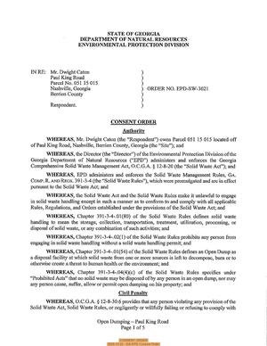 [CONSENT ORDER, 2025-12-22 --GA-EPD Consent Order]