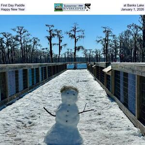 [First Day Paddle at Banks Lake, Happy New Year, January 1, 2026]
