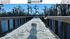 [First Day Paddle at Banks Lake, Happy New Year, January 1, 2026]