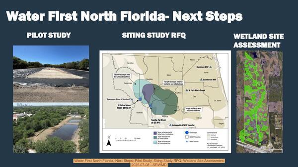 Water First North Florida, Next Steps: Pilot Study, Siting Study RFQ, Wetland Site Assessment, 2025-07-08 --SRWMD