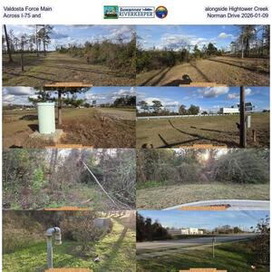 [Valdosta Force Main alongside Hightower Creek, Across I-75 and Norman Drive 2026-01-09]