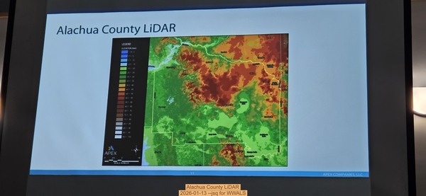 Alachua County LiDAR, 2026-01-13 --jsq for WWALS